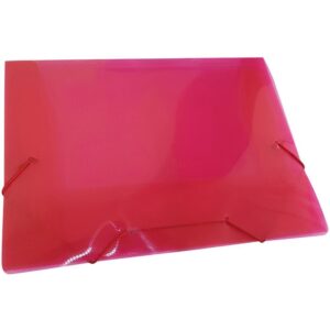 Pasta Aba Elastica Plastica Mini Vermelha - Imagem 1