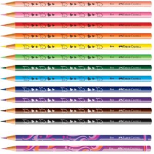 Lapis de Cor Redondo Ecolapis Unicornio 12+2 Cores - Imagem 2