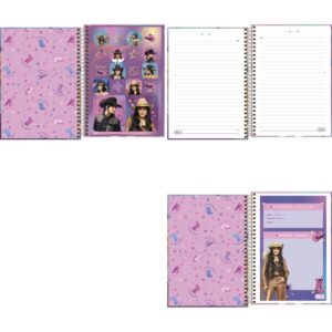 Caderno Espiral 1/4 Capa Dura Ana Castela 80FLS. - Imagem 2