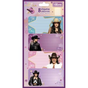 Etiqueta Escolar Decorada Ana Castela C/8ETIQ. 100X208MM - Imagem 1