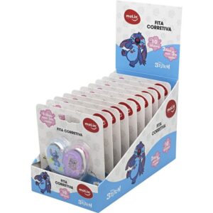Corretivo em Fita Stitch Coracao 2FITAS X 5M - Imagem 1
