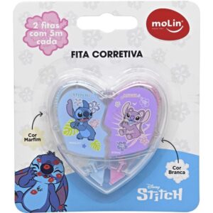 Corretivo em Fita Stitch Coracao 2FITAS X 5M - Imagem 2