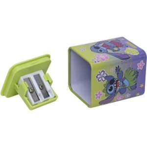 Apontador com Deposito 2 Furos Stitch Quadrado Metalico 4MOD - Imagem 2