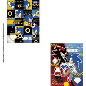 Caderno Caligrafia Capa Dura Sonic 40FLS Brochura Vertical - Imagem 1