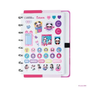 Caderno Inteligente A5 Luluca Pandalu Glow 80FLS. - Imagem 2
