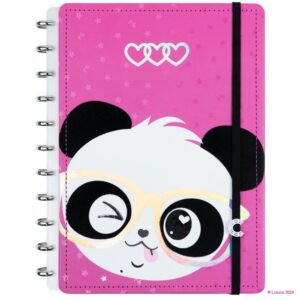 Caderno Inteligente Grande Luluca Pandalu Glow 80FLS. - Imagem 1