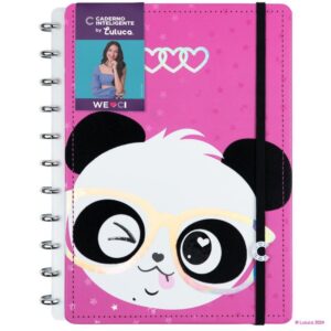 Caderno Inteligente Grande Luluca Pandalu Glow 80FLS. - Imagem 3