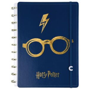 Caderno Inteligente Grande Harry Potter Azul 80FLS. - Imagem 1