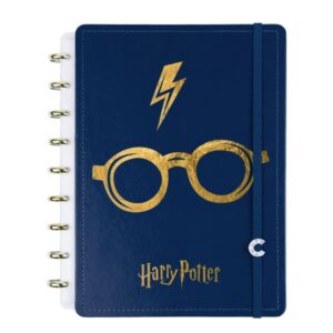 Caderno Inteligente Medio Harry Potter Azul 80FLS. - Imagem 1