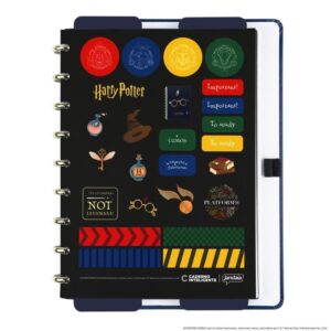 Caderno Inteligente Medio Harry Potter Azul 80FLS. - Imagem 2