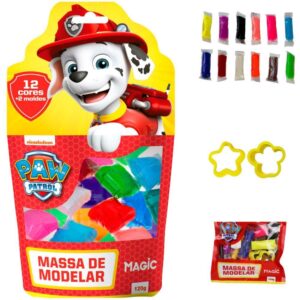 Massa para Modelar Criativa P. Canina Marshall 120G 12CORE - Imagem 1