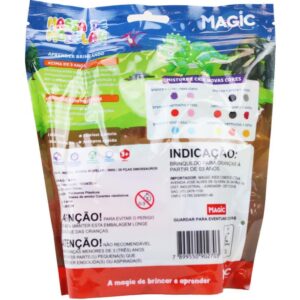 Massa para Modelar Criativa Dino 300G com 12CORES/6MOLDES - Imagem 3