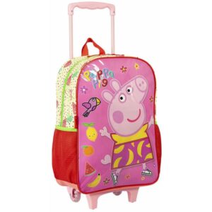 Mochila Infantil com Rodinha Peppa Pig Fruits G 50CM - Imagem 2