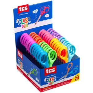 Tesoura Escolar Tris Class Duo 13CM 4CORES - Imagem 1