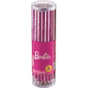 Lapis Preto Redondo Decorado Barbie 2 Modelos - Imagem 1