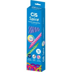 Caneta Esferografica Cis Spiro 0,7MM Azul - Imagem 1