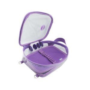 Estojo Box Versatil Cristal Lilas - Imagem 4