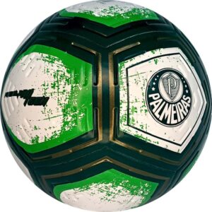 Bola de Futebol Palmeiras PVC/Pu N.5 Neon - Imagem 1