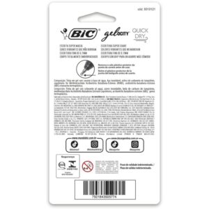 Caneta Gel Bic Quick Dry 4 Cores - Imagem 3