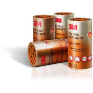 Fita para Empacotamento Transparente 48MMX50M - Imagem 1