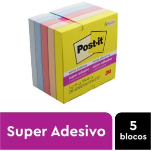 Bloco de Recado Post-It 76MMX76MM Alegria 90FLS. - Imagem 2