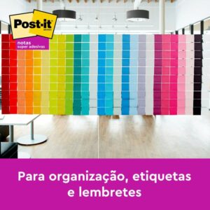 Bloco de Recado Post-It 76MMX76MM Alegria 90FLS. - Imagem 6