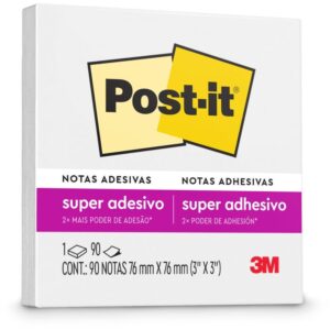 Bloco de Recado Post-It 76MMX76MM Branco Neve 90FLS - Imagem 1