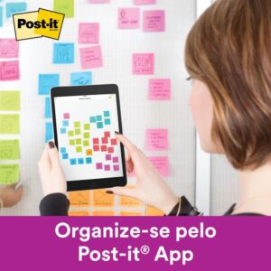 Bloco de Recado Post-It 76MMX76MM Branco Neve 90FLS - Imagem 4