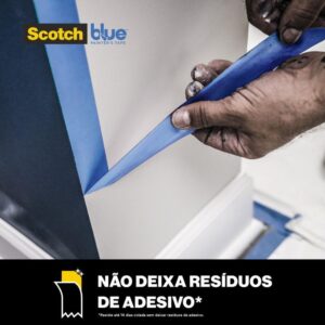 Fita Crepe Blue Tape 2090 48MMX50M - Imagem 3