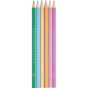 Lapis de Cor Sextavado Bic Kids Pastel 6 Cores - Imagem 2