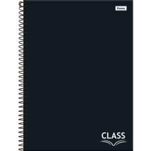Caderno 01X1 Capa Dura Class Preto 80FLS. - Imagem 2