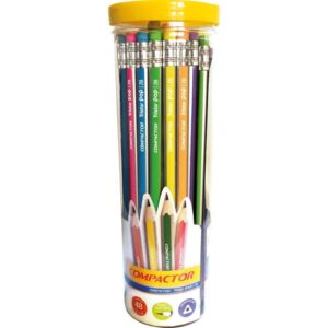 Lapis Preto Triangular Tristar Pop 2B C/Borracha - Imagem 1