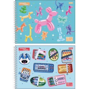 Caderno Desenho Univ Capa Dura Stella 80FLS. - Imagem 1