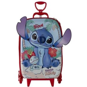 Mochila Infantil com Rodinha Stitch Praia - Imagem 2