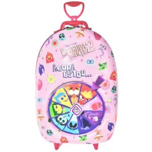 Mochila Infantil com Rodinha Divertidamente Roleta - Imagem 1