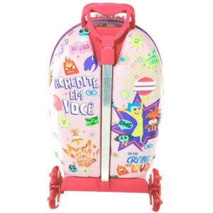 Mochila Infantil com Rodinha Divertidamente Roleta - Imagem 2
