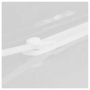 Pasta Grampo Trilho Plastica Oficio Cristal - Imagem 3