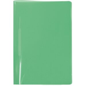 Pasta Grampo Trilho Plastica Oficio Verde - Imagem 1