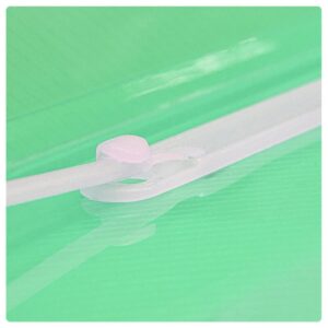 Pasta Grampo Trilho Plastica Oficio Verde - Imagem 3