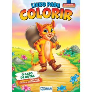 Livro Infantil Colorir Clássicos P/Colorir 16P 20X27C - Imagem 3