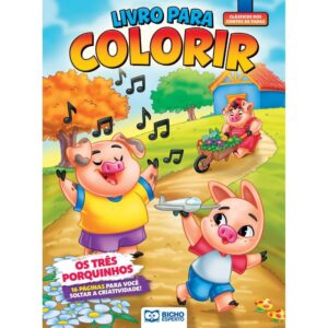 Livro Infantil Colorir Clássicos P/Colorir 16P 20X27C - Imagem 5
