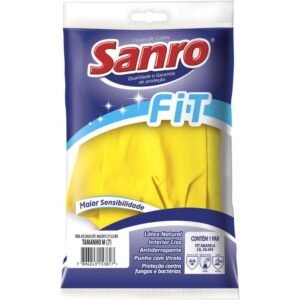 Luva Sanro Fit Amarela Grande - Imagem 1