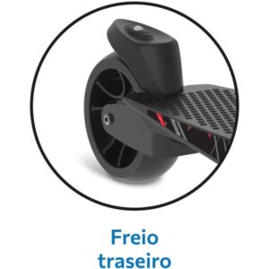 Patinete Skatenet Max LED Preto - Imagem 3