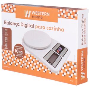 Balanca de Cozinha Digital ate 10KG Branca - Imagem 2