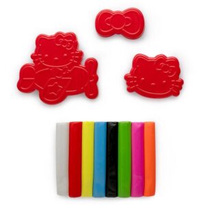 Massa para Modelar Criativa Hello Kitty + 3 Moldes - Imagem 2