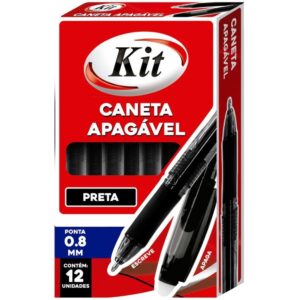 Caneta Apagavel Esferografica MULTIUS.0.8MM Pt - Imagem 1