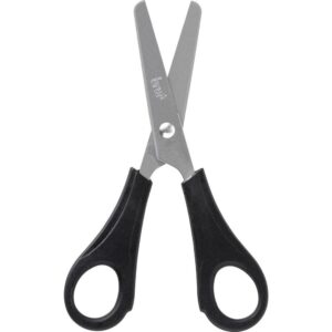 Tesoura Escolar Preta 13CM - Imagem 1
