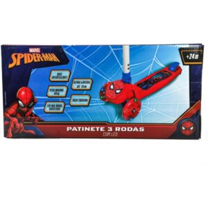 Patinete Spider Man 3 Rodas 3D C/LED - Imagem 5