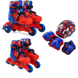 Patins Spider Man 28-31 Kit Protecao - Imagem 1