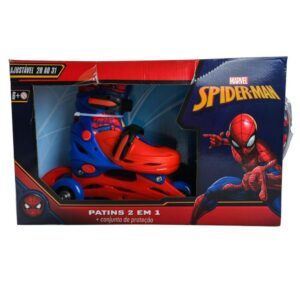 Patins Spider Man 28-31 Kit Protecao - Imagem 4